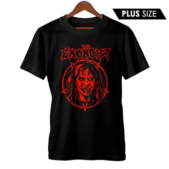 Camiseta Plus Size O Exorcista + Banda Exodus | Rock Horror