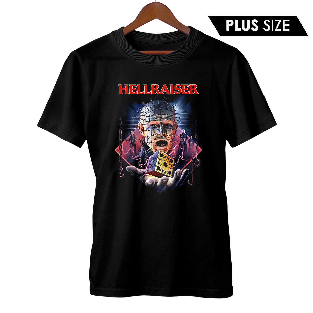 Camiseta Plus Size Hellraiser | Renascido do Inferno | Filme de Terror