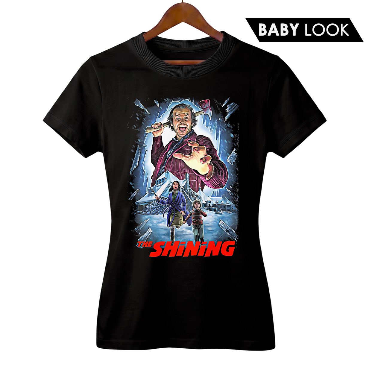 Baby Look Feminina O iluminado | Jack Torrance | Filme de Terror