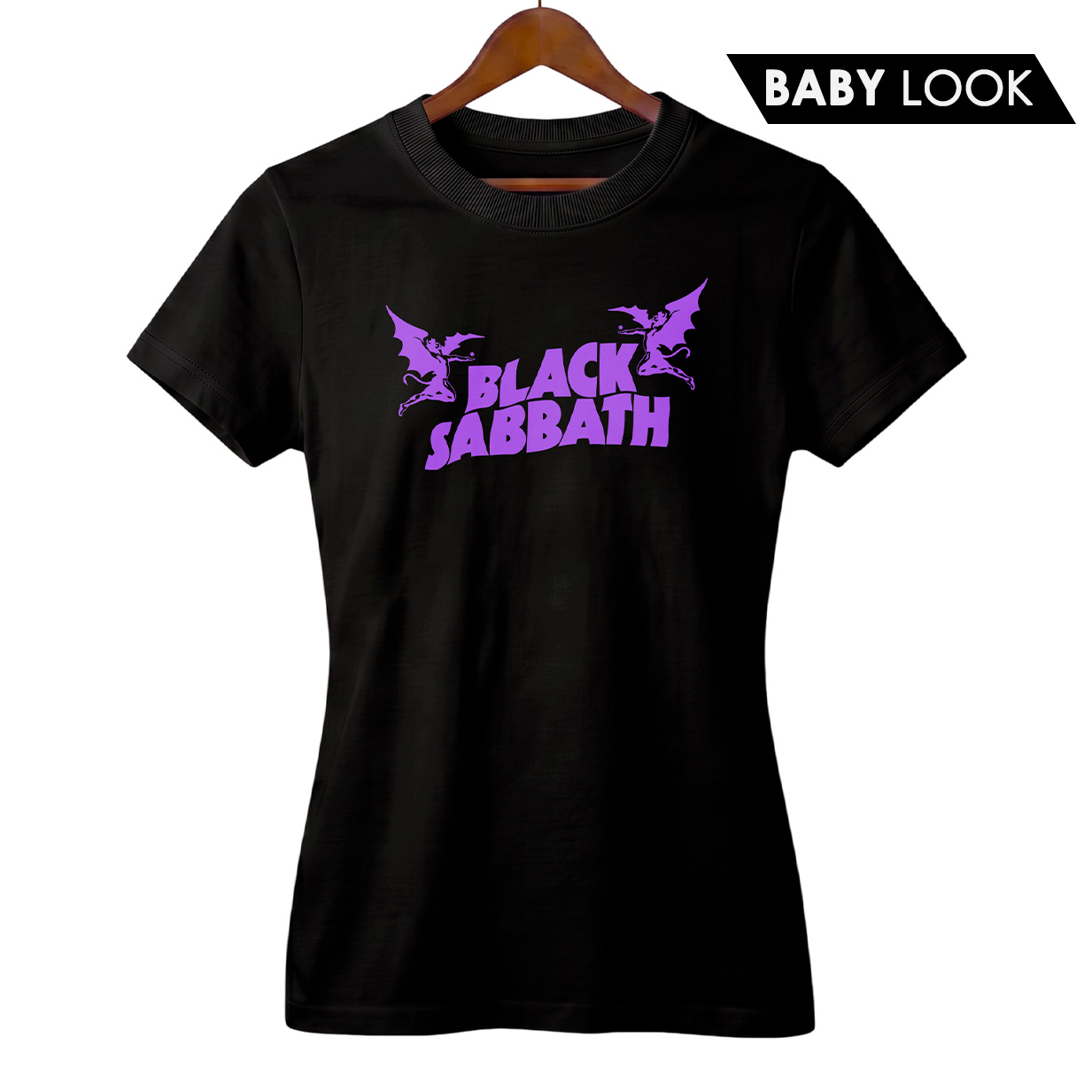Baby Look Feminina Black Sabbath | Rock