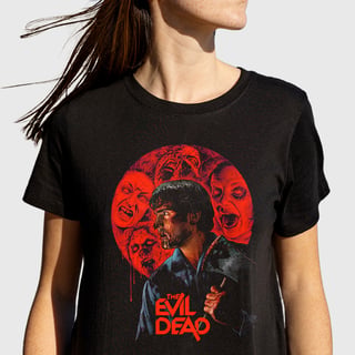 Nome do produto Baby Look Feminina A Morte do Demônio - Evil Dead | Ash Contra os Mortos | Filme de Terror