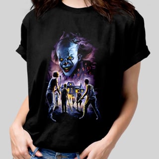 Nome do produto Camiseta It: A Coisa | Covil de Pennywise | Filme de Terror