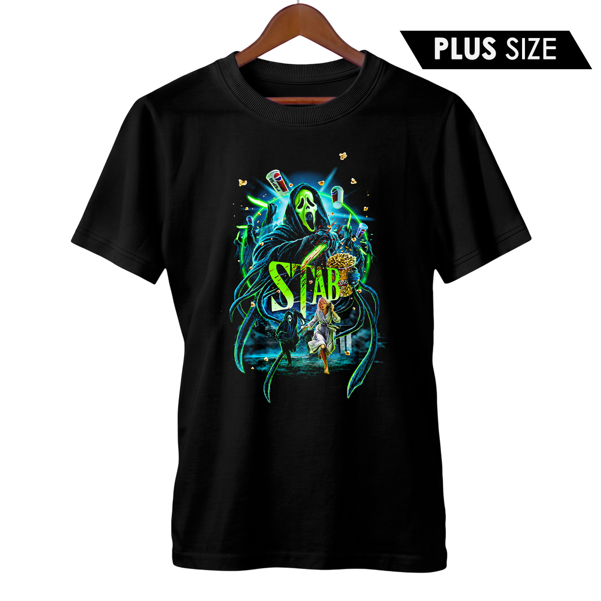 Camiseta Plus Size Pânico | STAB | Filme de Terror