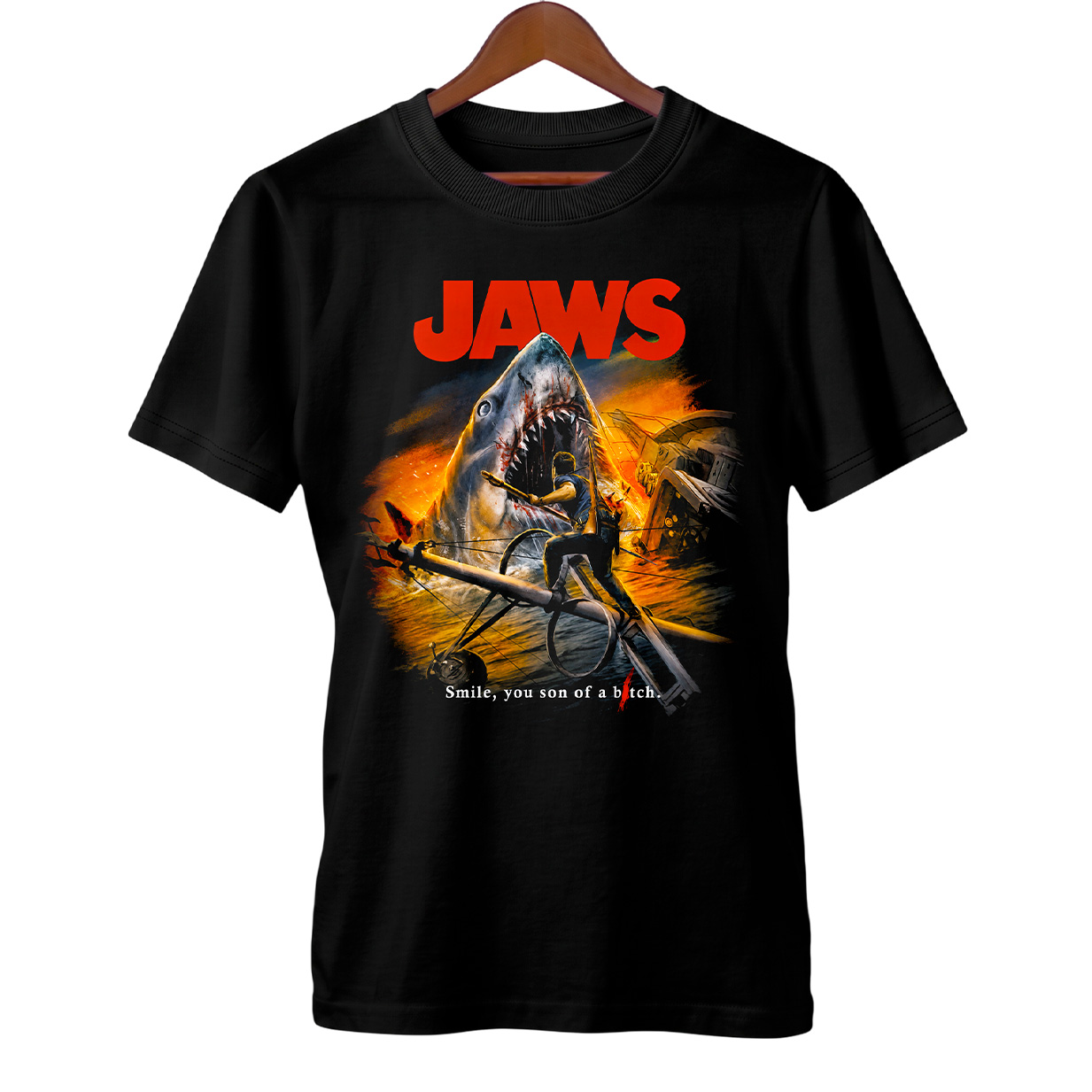 Camiseta Tubarão | Confronto Final | Filme de Terror