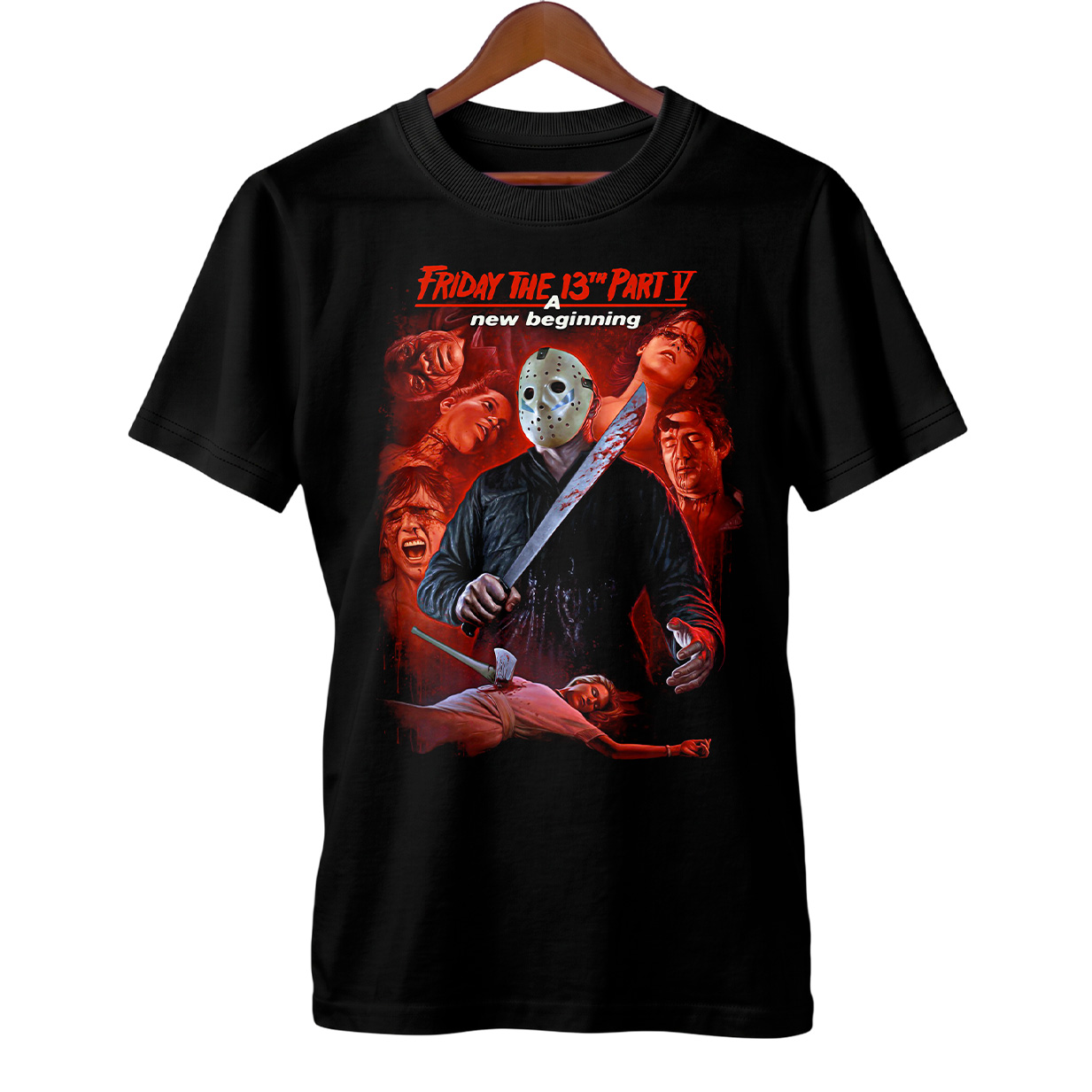 Camiseta Sexta-Feira 13 Parte 5: Um Novo Começo Estampa Filme Terror
