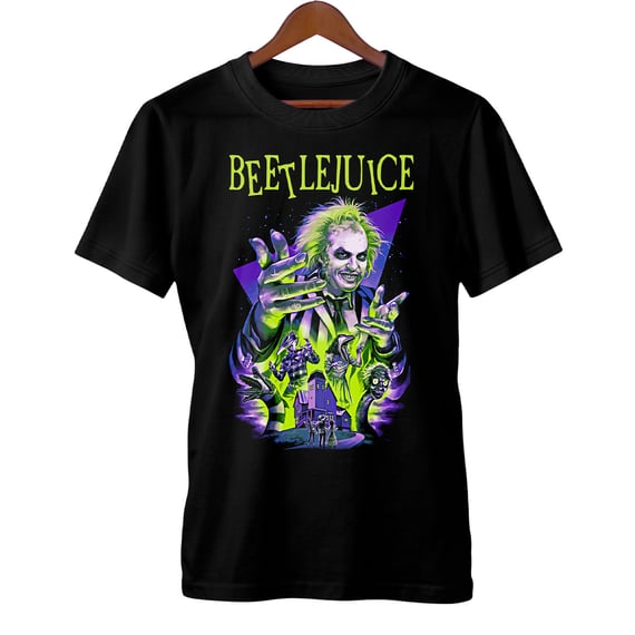 Camiseta Os Fantasmas Se Divertem | Beetlejuice | Filme de Terror