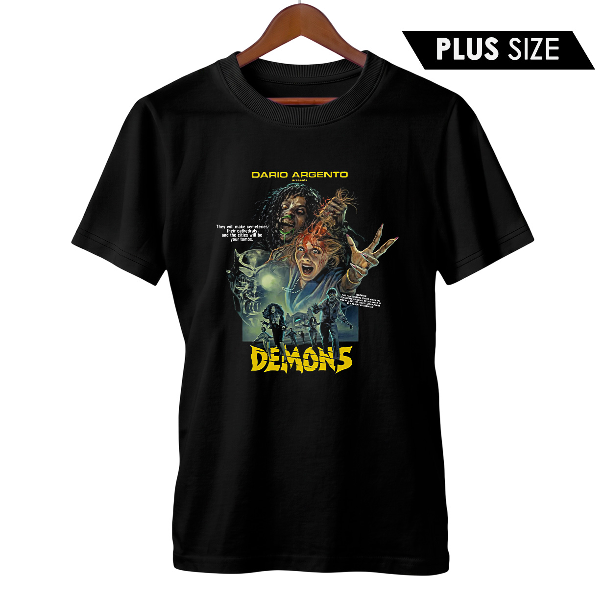 Camiseta Plus Size Demons – Filhos das Trevas | A Noite dos Possuídos | Filme de Terror