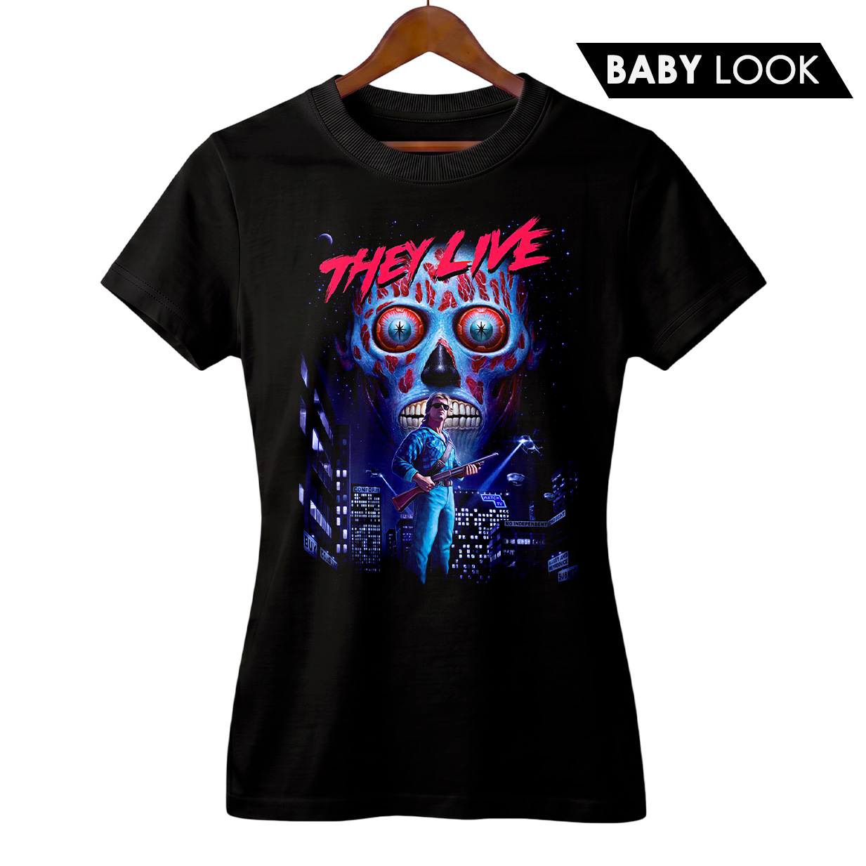 Baby Look Feminina Eles Vivem | Filme de Terror