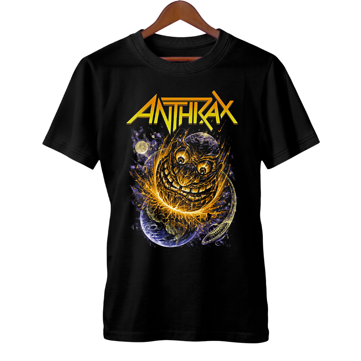 Camiseta Anthrax | Mosh Orbital | Rock