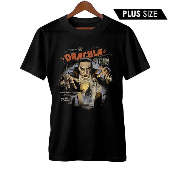 Camiseta Plus Size Drácula | O Vampiro de Bela Lugosi | Filme de Terror