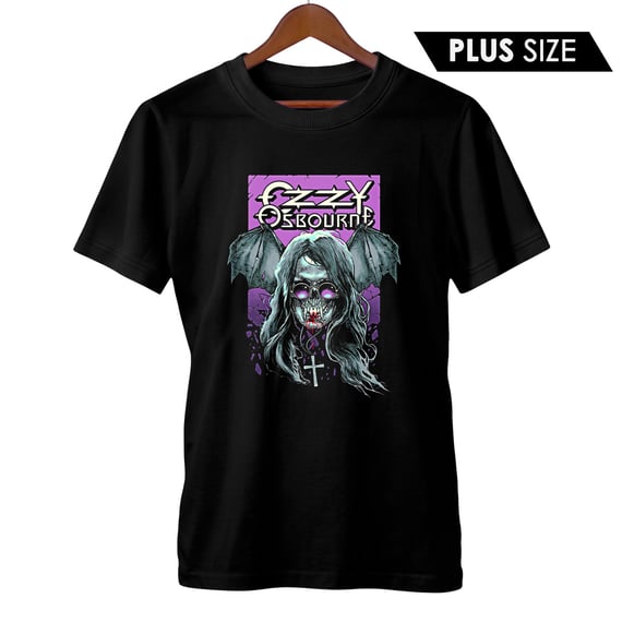 Camiseta Plus Size Ozzy Osbourne | Morcego das Trevas | Rock