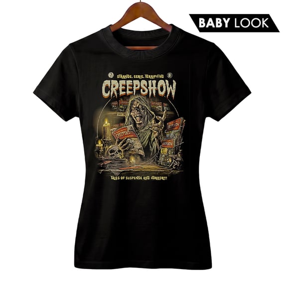 Baby Look Feminina Creepshow | Contos de Horror | Filme de Terror