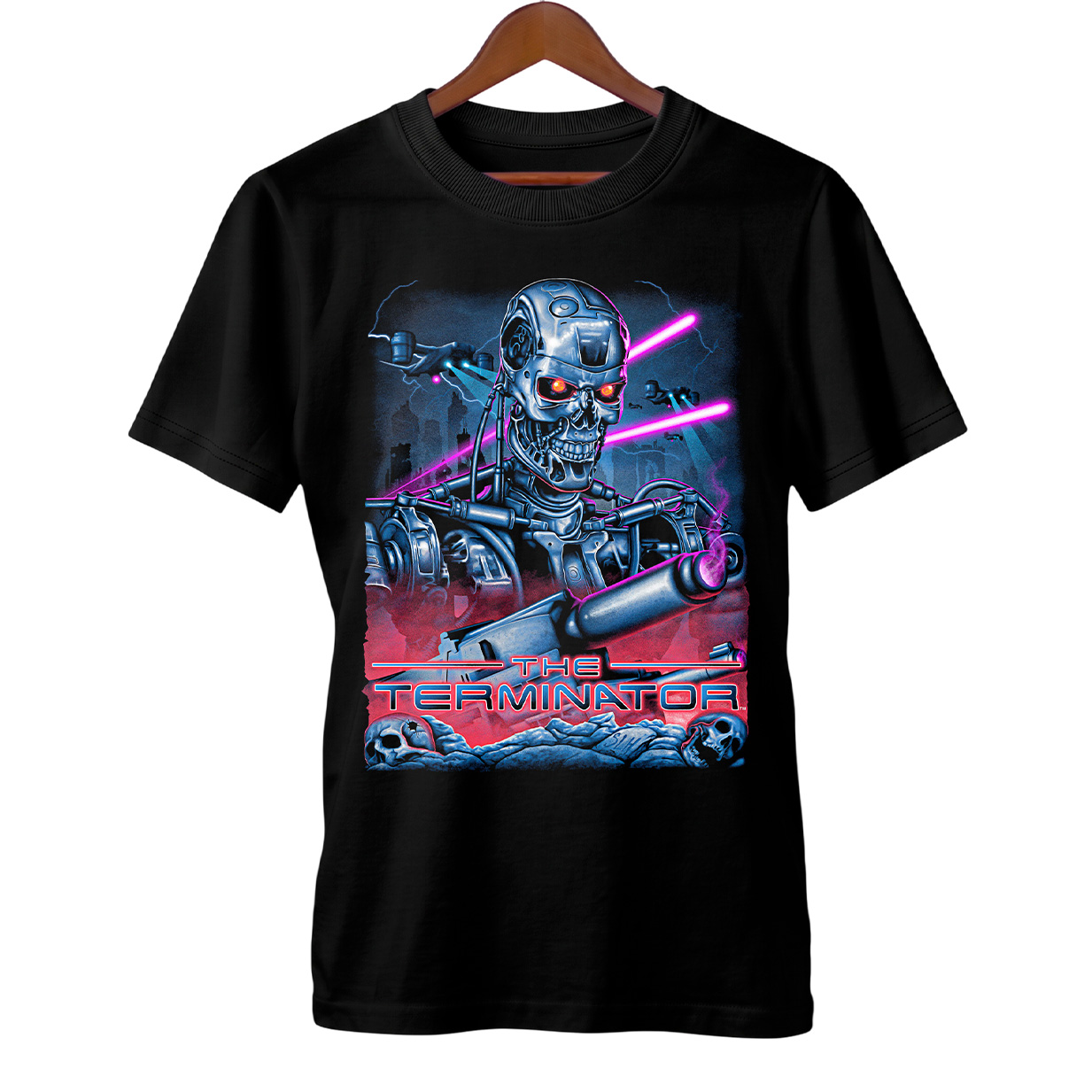 Camiseta O Exterminador do Futuro | T-800 | Filme de Ficção Científica