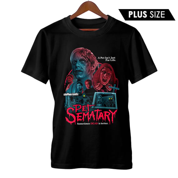 Camiseta Plus Size Cemitério Maldito | Morto é Melhor | Filme de Terror