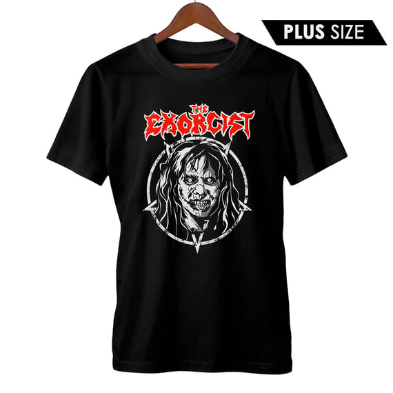 Camiseta Plus Size O Exorcista + Banda Exodus | Rock Horror