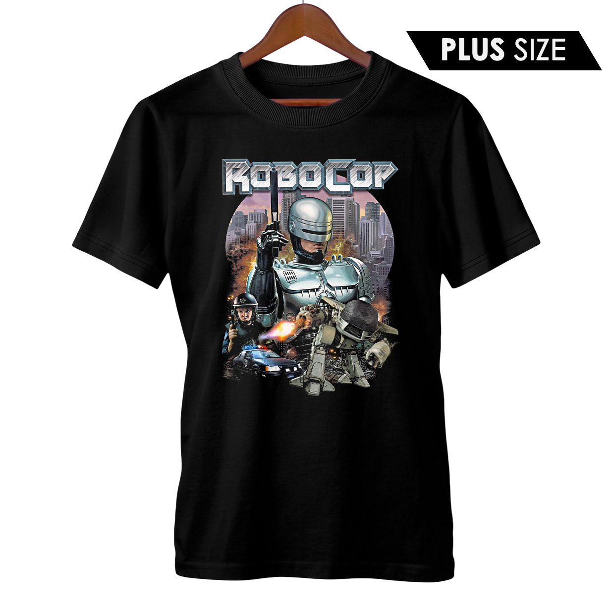 Camiseta Plus Size RoboCop | Policial do Futuro | Filme de Ação