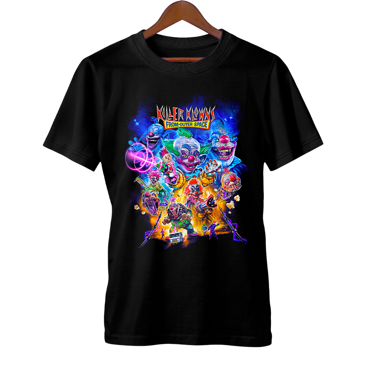 Camiseta Palhaços Assassinos | Invasão Cósmica | Filme de Terror