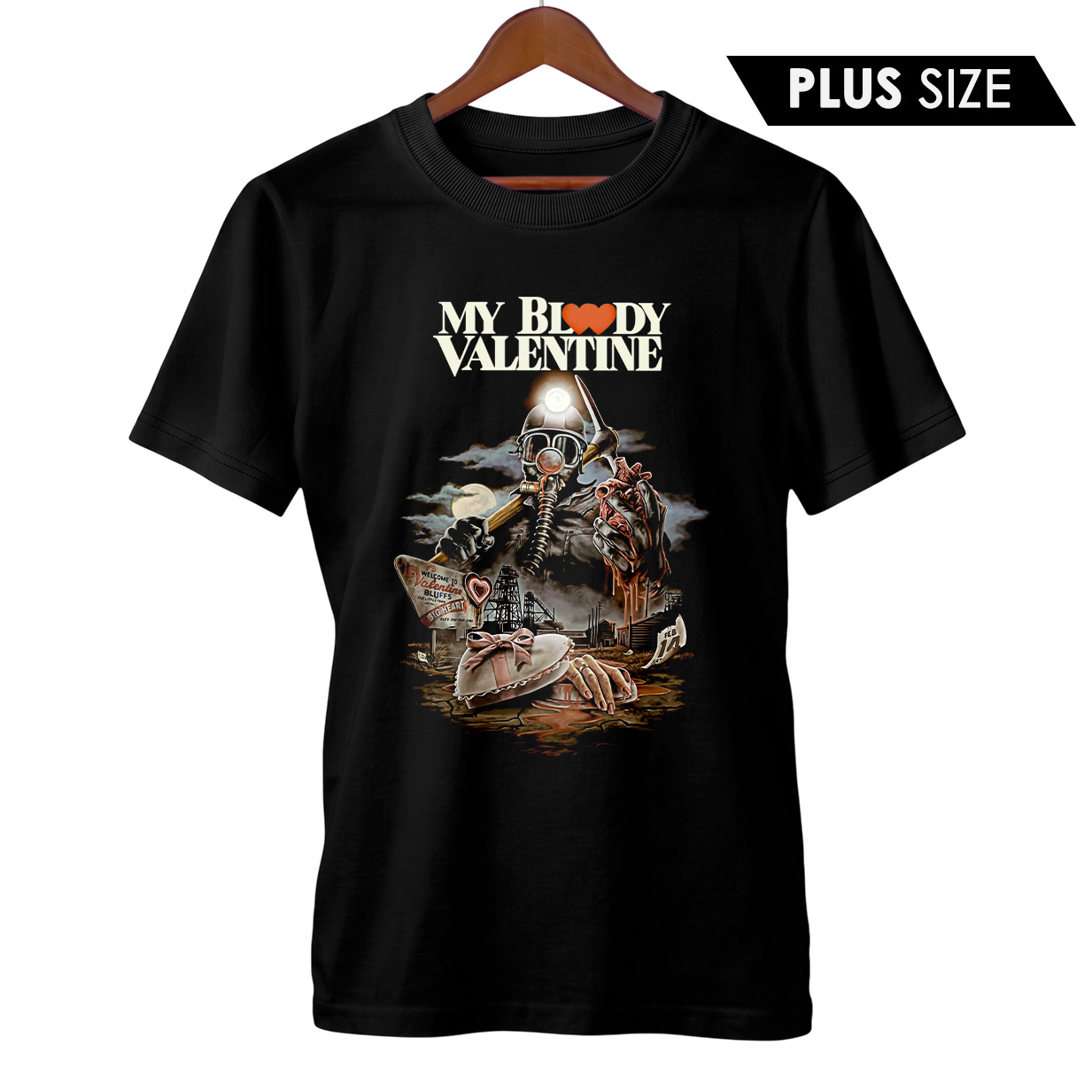 Camiseta Plus Size Dia dos Namorados Macabro | Filme de Terror