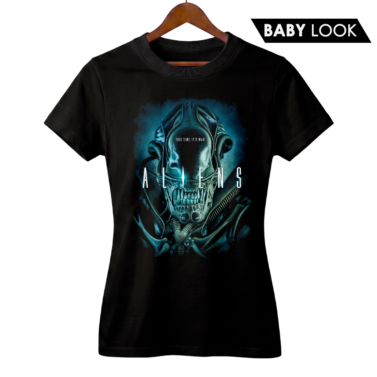 Baby Look Feminina Aliens - O Resgate | Filme de Terror