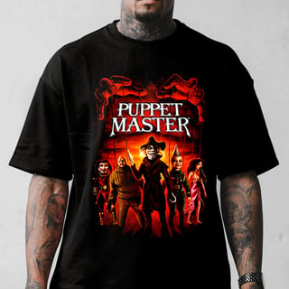 Nome do produto Camiseta Plus Size O Mestre dos Brinquedos | Filme de Terror