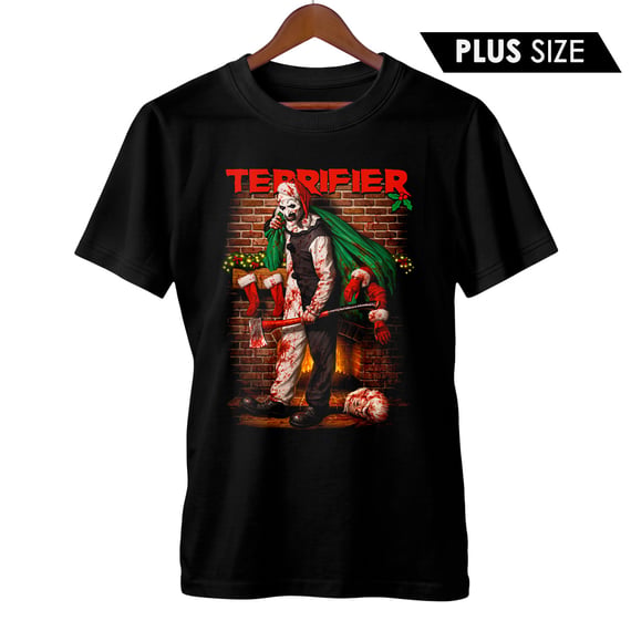 Camiseta Plus Size Terrifier | Slasher de Natal | Filme de Terror