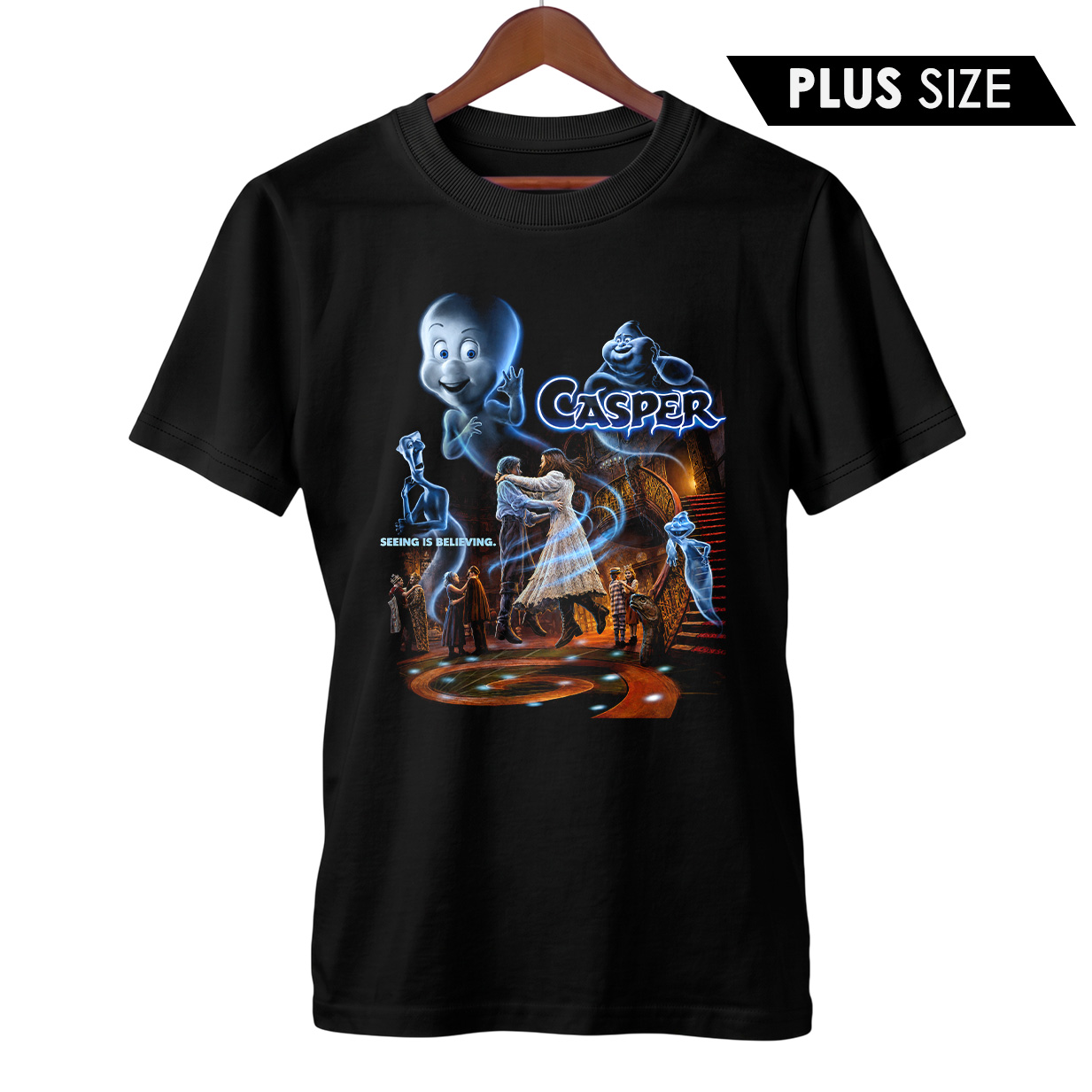 Camiseta Plus Size Gasparzinho o Fantasminha Camarada | Filme de Terror