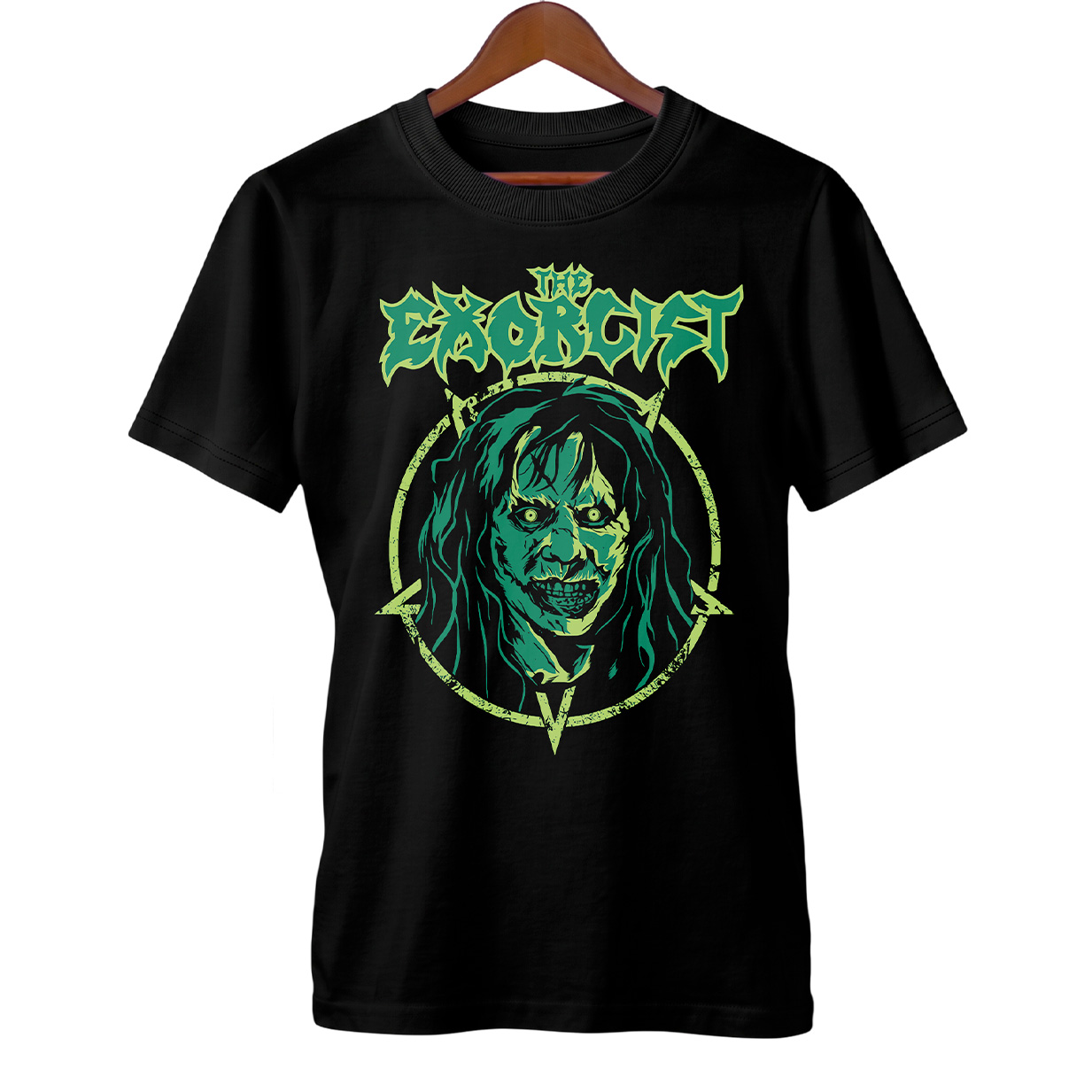 Camiseta O Exorcista + Banda Exodus | Rock Horror