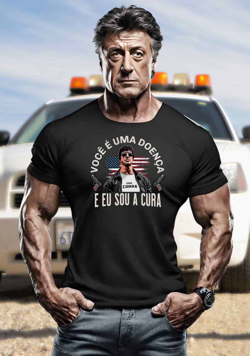Nome do produto: Camiseta  Você é Uma Doença e Eu Sou a Cura