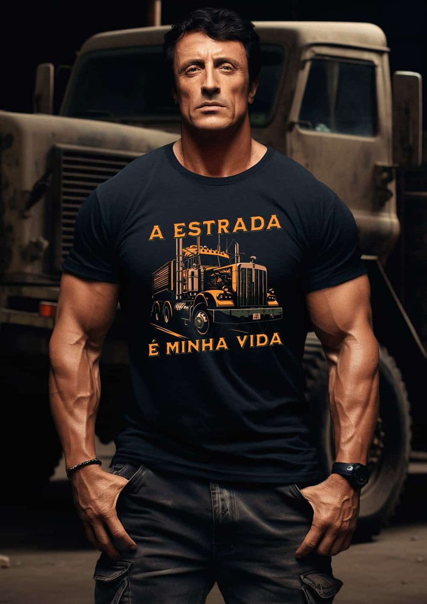 Nome do produto: Camiseta A Estrada é Minha Vida Caminhão