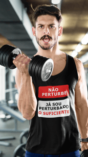 Nome do produto Não perturbe -- Regata Preta 