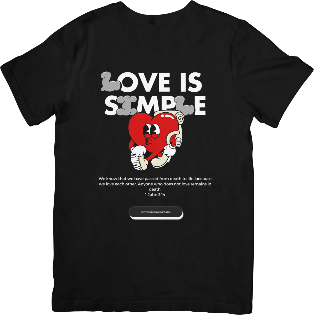 Nome do produto: Camiseta Love is Simple