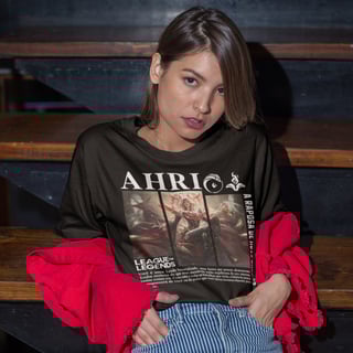 Nome do produto Camiseta - Ahri Lenda Imortalizada.