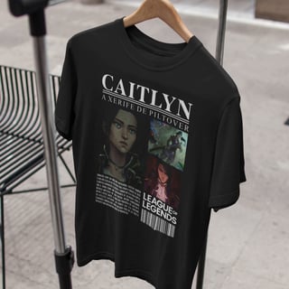 Nome do produto Camiseta - Caitlyn A Xerife de Piltover