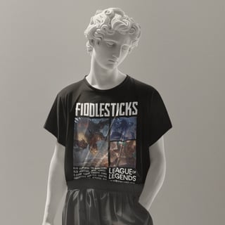 Nome do produto Camiseta Fiddlesticks - League of Legends