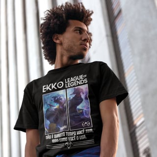 Nome do produto Camiseta Ekko True Damage - League of Legends