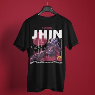 Nome do produto Camiseta Jhin Lua Sangrenta - League of Legends