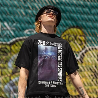 Nome do produto Camiseta Zed - League of Legends