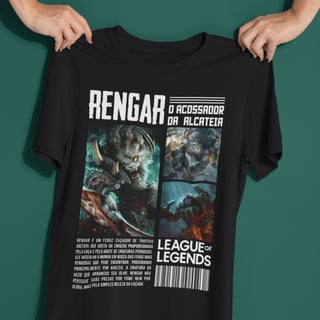 Nome do produto Camiseta Rengar - League of Legends