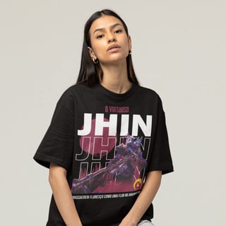 Nome do produto Camiseta Jhin Lua Sangrenta - League of Legends