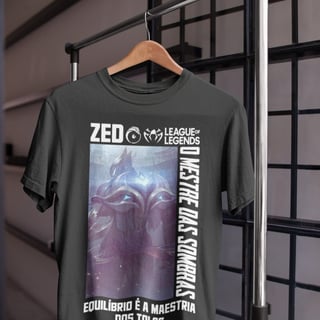 Nome do produto Camiseta Zed - League of Legends