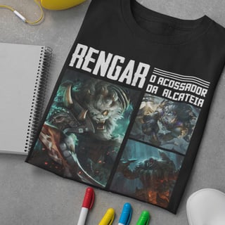 Nome do produto Camiseta Rengar - League of Legends
