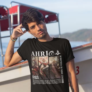 Nome do produto Camiseta - Ahri Lenda Imortalizada.