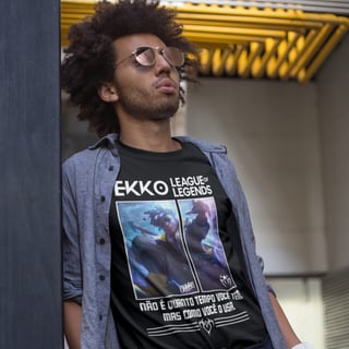 Nome do produto Camiseta Ekko True Damage - League of Legends