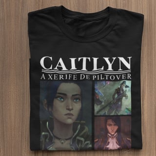 Nome do produto Camiseta - Caitlyn A Xerife de Piltover
