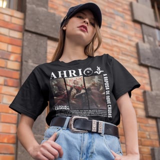 Nome do produto Camiseta - Ahri Lenda Imortalizada.