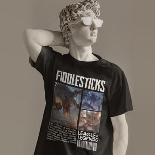Nome do produto Camiseta Fiddlesticks - League of Legends