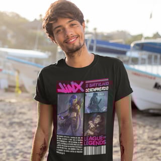 Nome do produto Camiseta - Jinx O Gatilho Desenfreado
