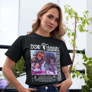 Nome do produto Camiseta Zoe - League of Legends