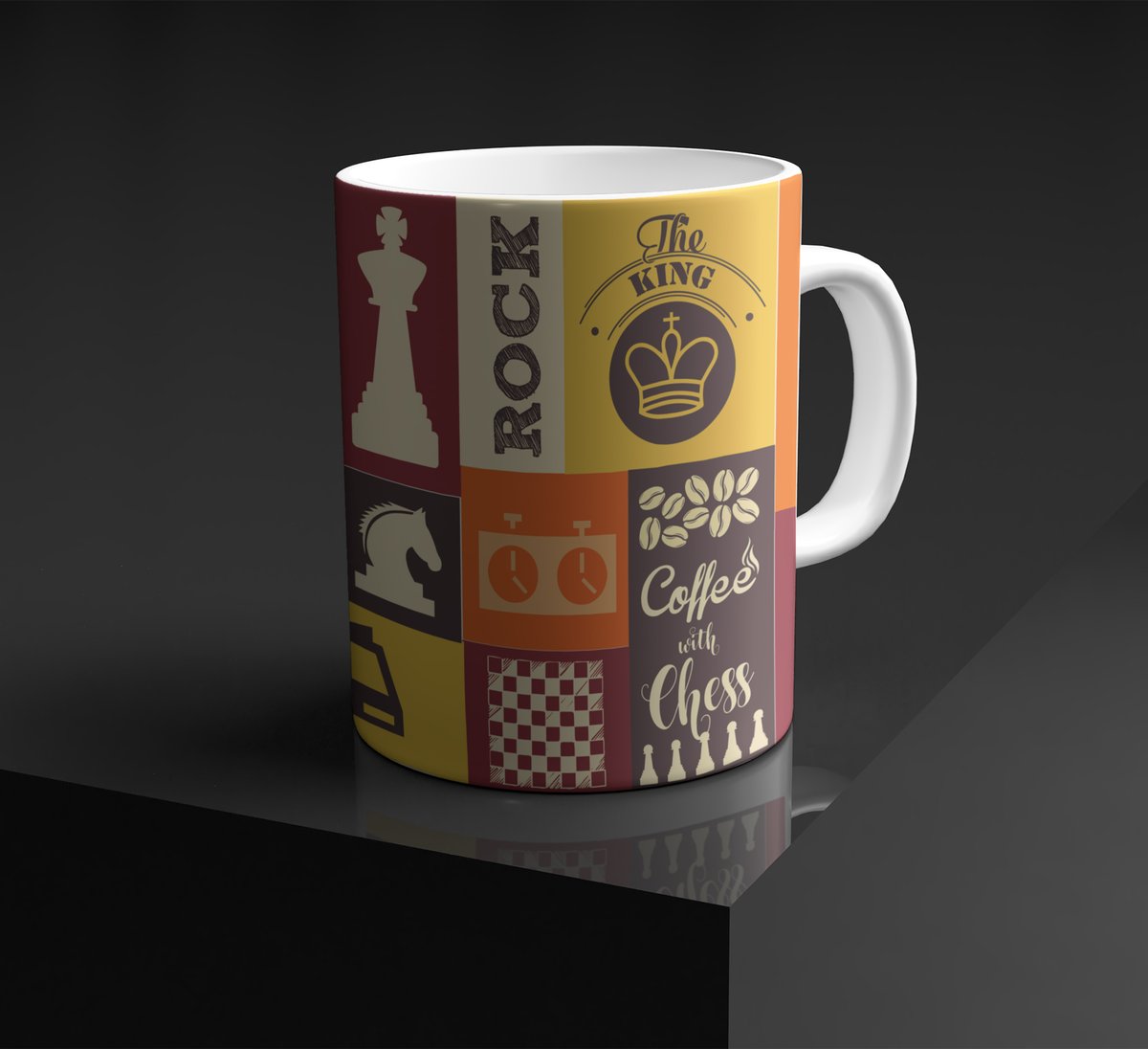 Nome do produto: Caneca Coffee Chess