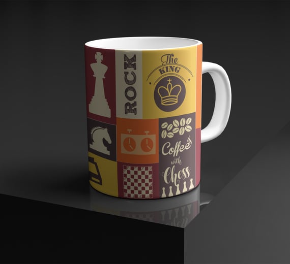 Caneca Coffee Chess